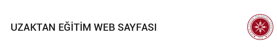 Uzaktan Eğitim